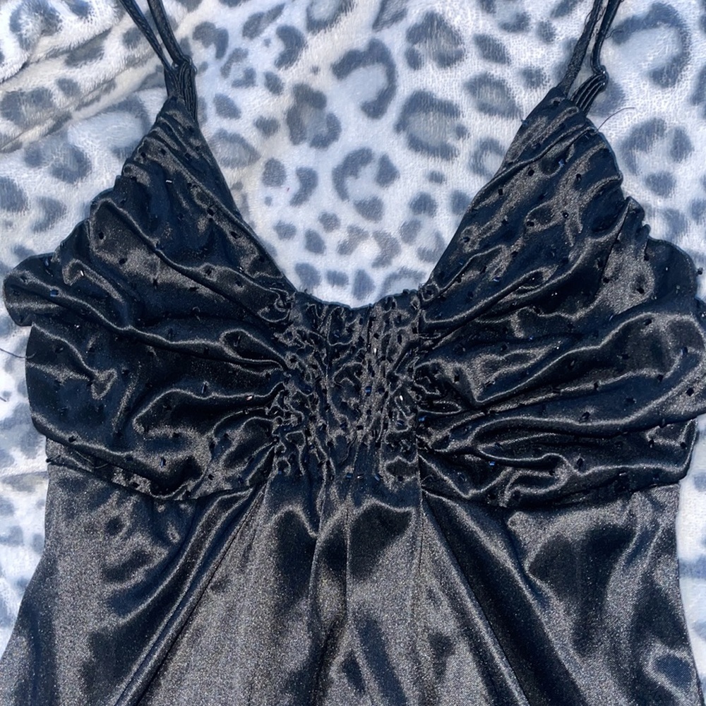 Little black beaded dress